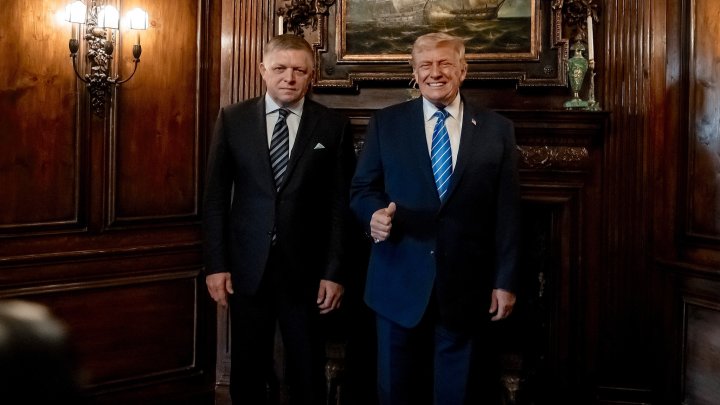 Robert Fico se setkal s Donaldem Trumpem. 