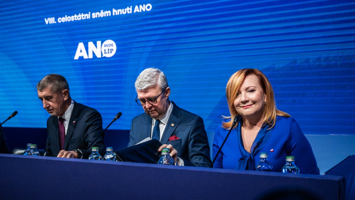 ANO si na sněmu volí vedení. (24.1.2026)