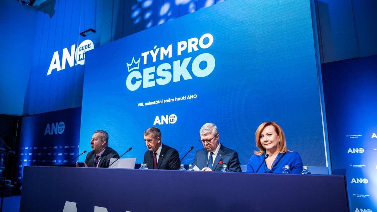 ANO si na sněmu volí vedení. (24.1.2026)