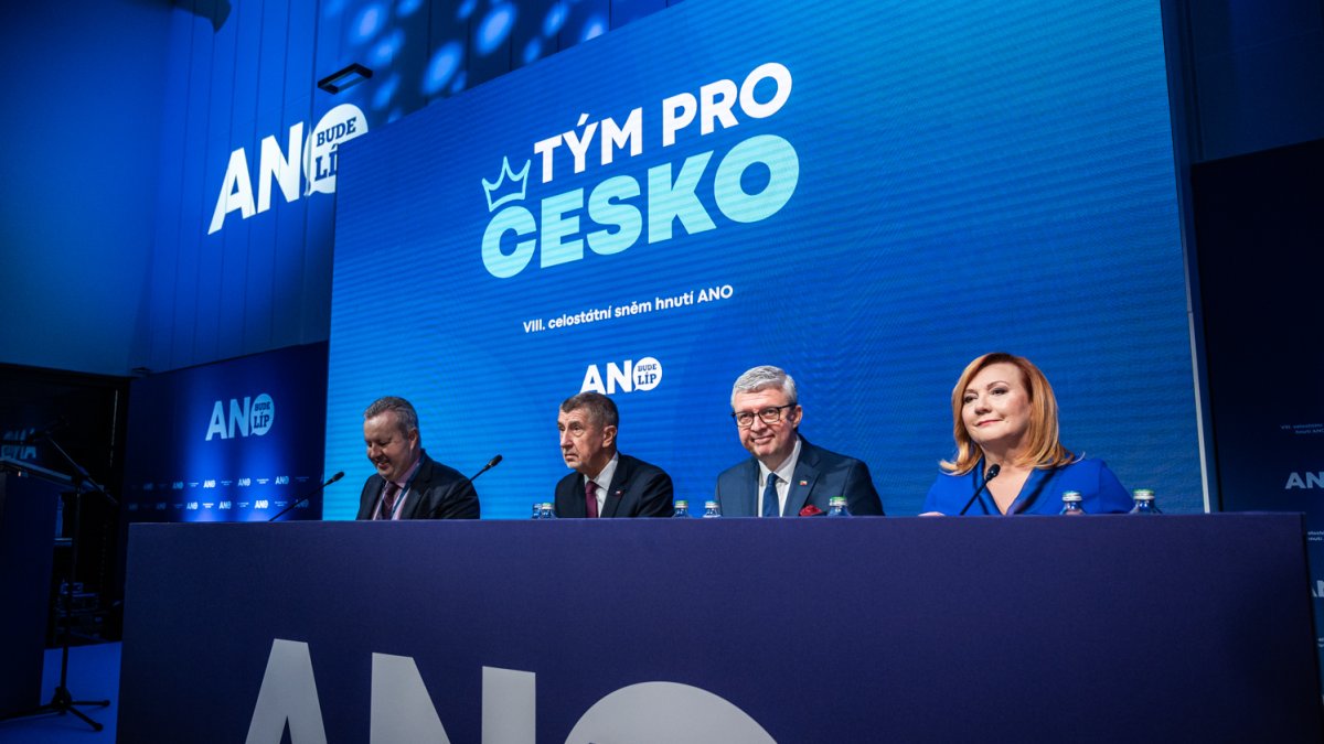 ANO si na sněmu volí vedení. (24.1.2026)
