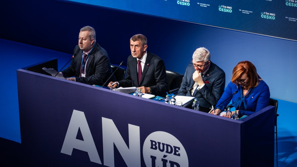 ANO si na sněmu volí vedení. (24.1.2026)