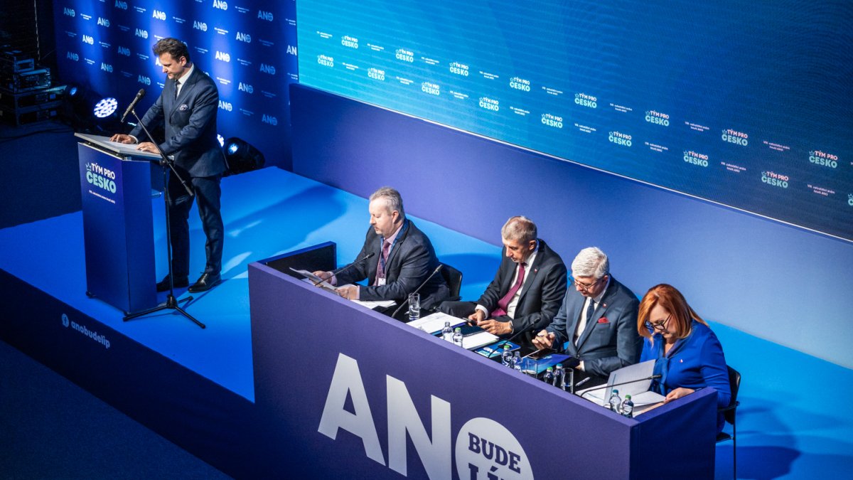 ANO si na sněmu volí vedení. (24.1.2026)