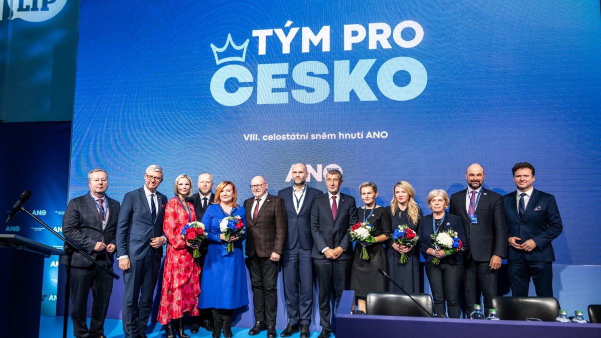 ANO si na sněmu volí vedení. (24.1.2026)