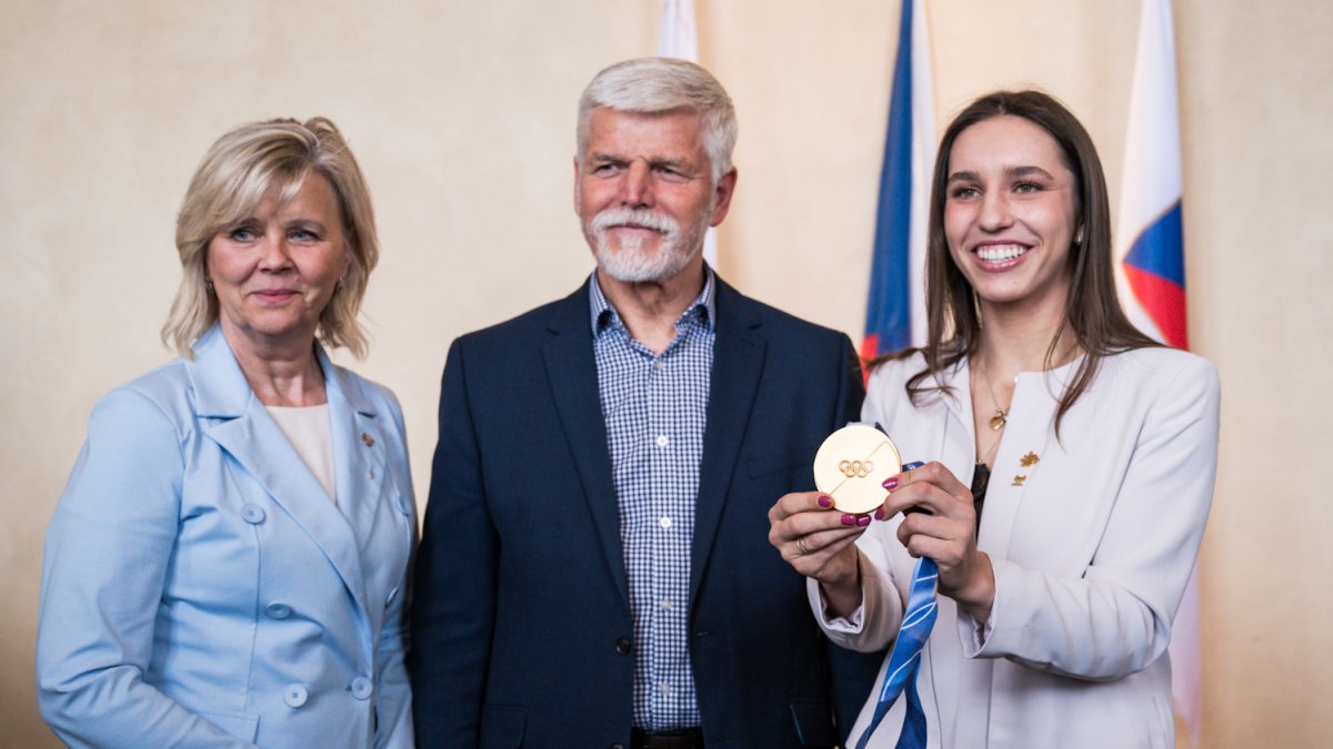 Petr Pavel přivítal olympioniky a paralympionky. (31.3.2026)
