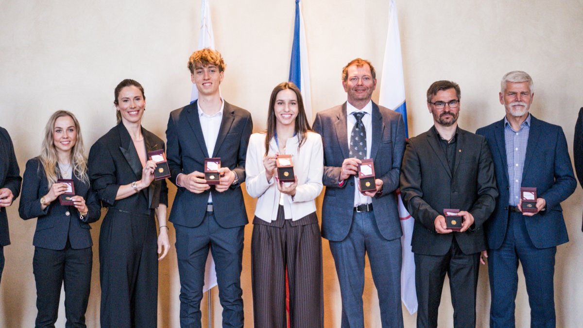 Petr Pavel přivítal olympioniky a paralympionky. (31.3.2026)