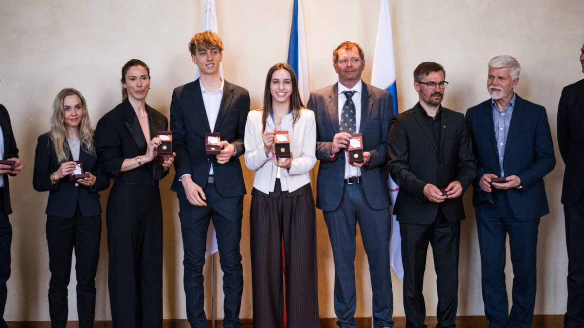 Petr Pavel přivítal olympioniky a paralympionky. (31.3.2026)