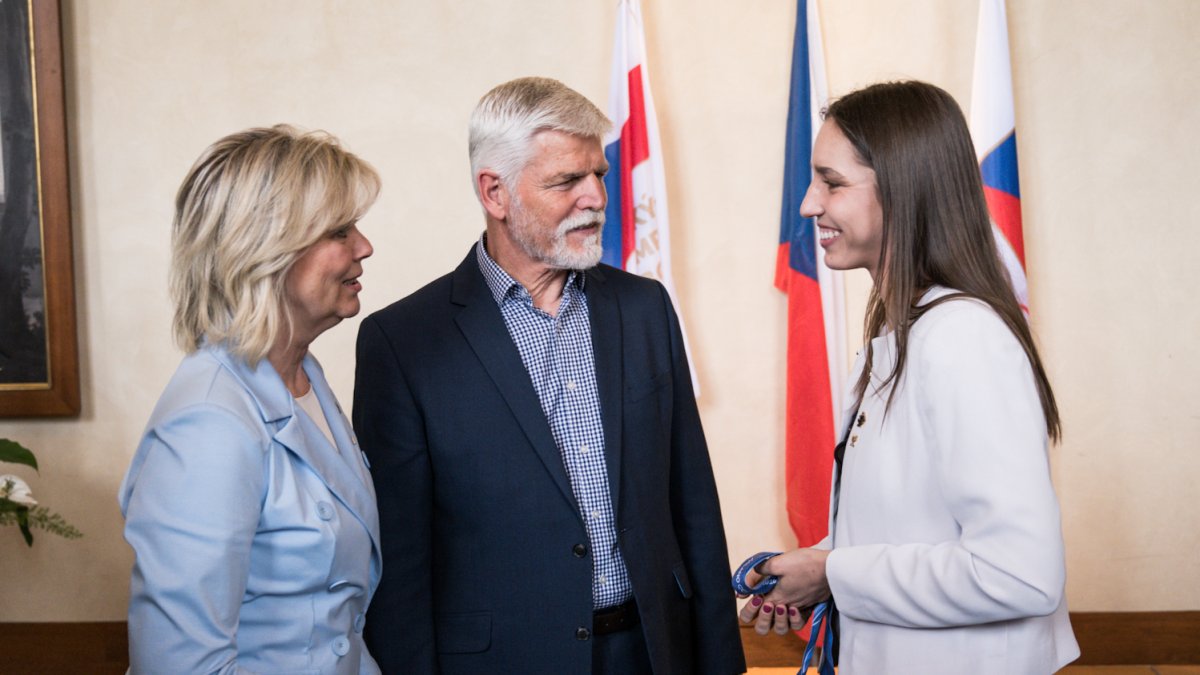 Petr Pavel přivítal olympioniky a paralympionky. (31.3.2026)