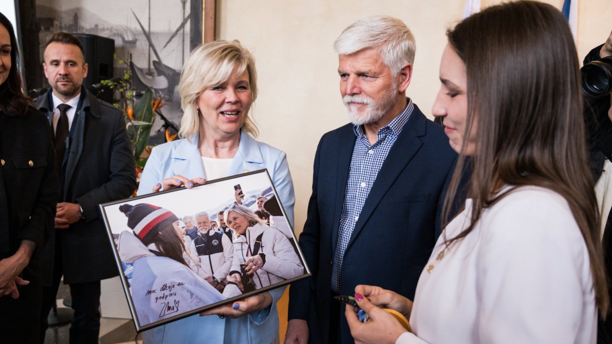 Petr Pavel přivítal olympioniky a paralympionky. (31.3.2026)