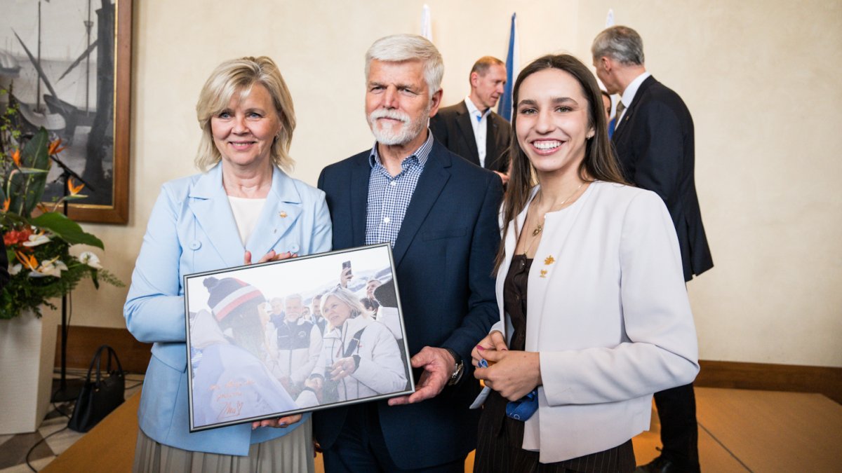 Petr Pavel přivítal olympioniky a paralympionky. (31.3.2026)