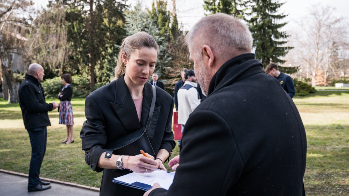 Petr Pavel přivítal olympioniky a paralympionky. (31.3.2026)