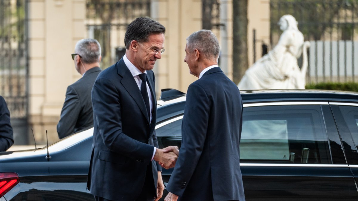 Mark Rutte a Andrej Babiš