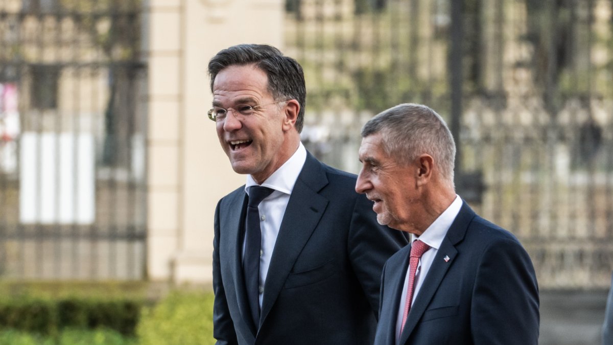 Mark Rutte a Andrej Babiš