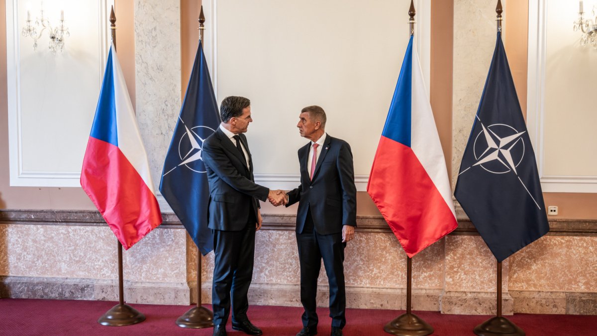 Mark Rutte a Andrej Babiš