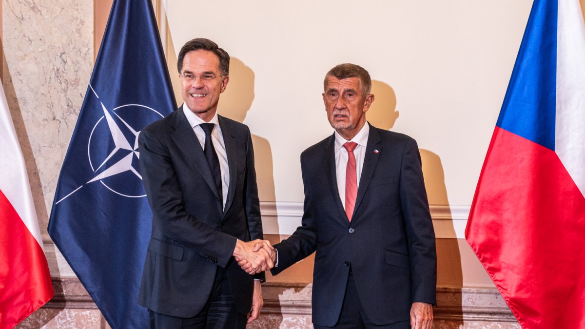 Mark Rutte a Andrej Babiš