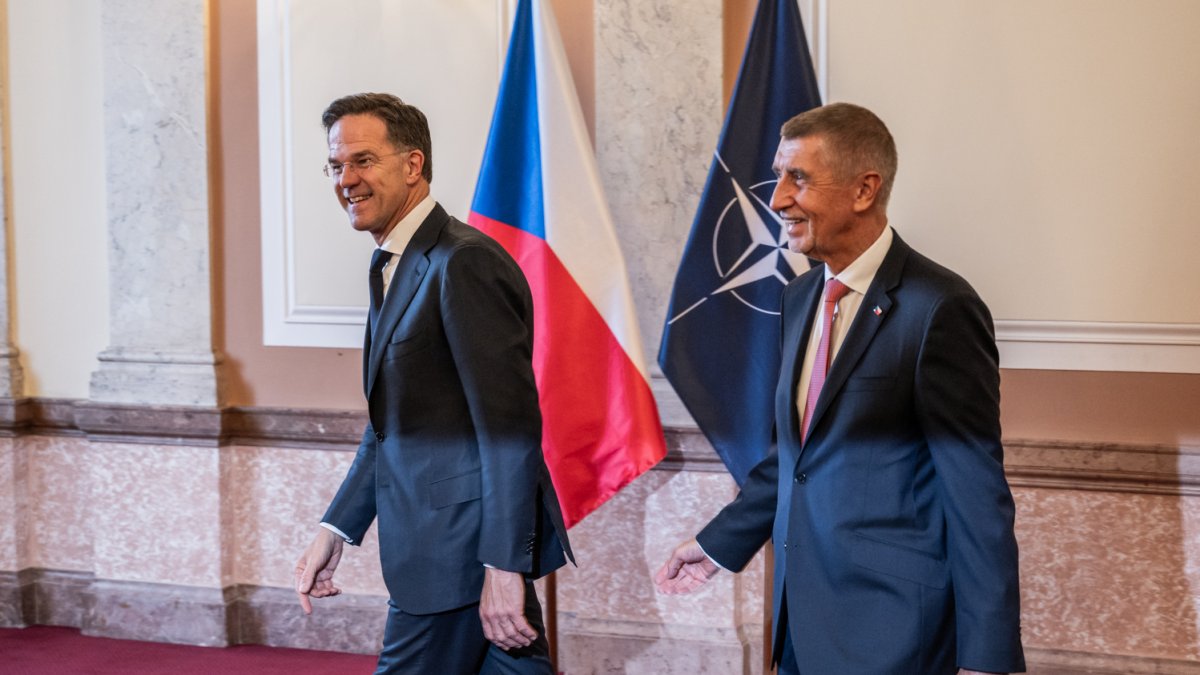 Mark Rutte a Andrej Babiš