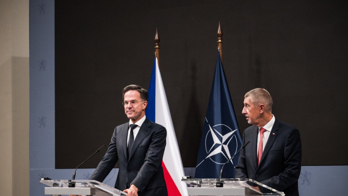 Mark Rutte a Andrej Babiš