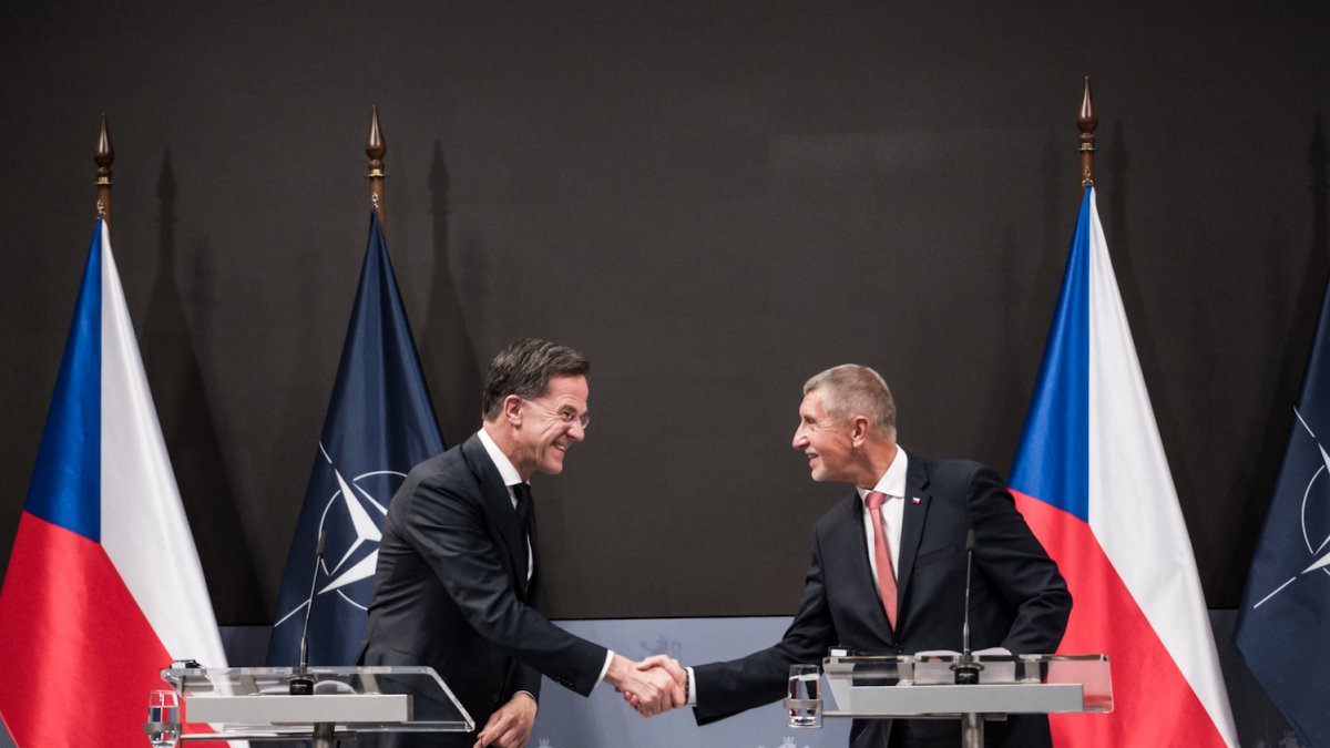 Mark Rutte a Andrej Babiš