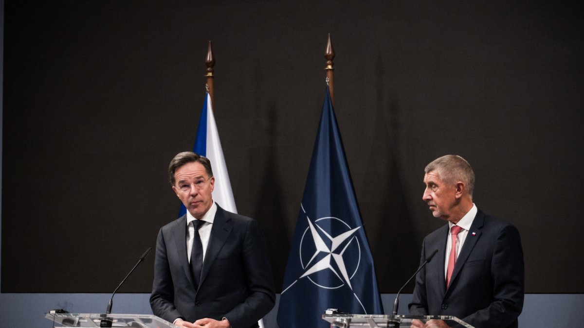 Mark Rutte a Andrej Babiš