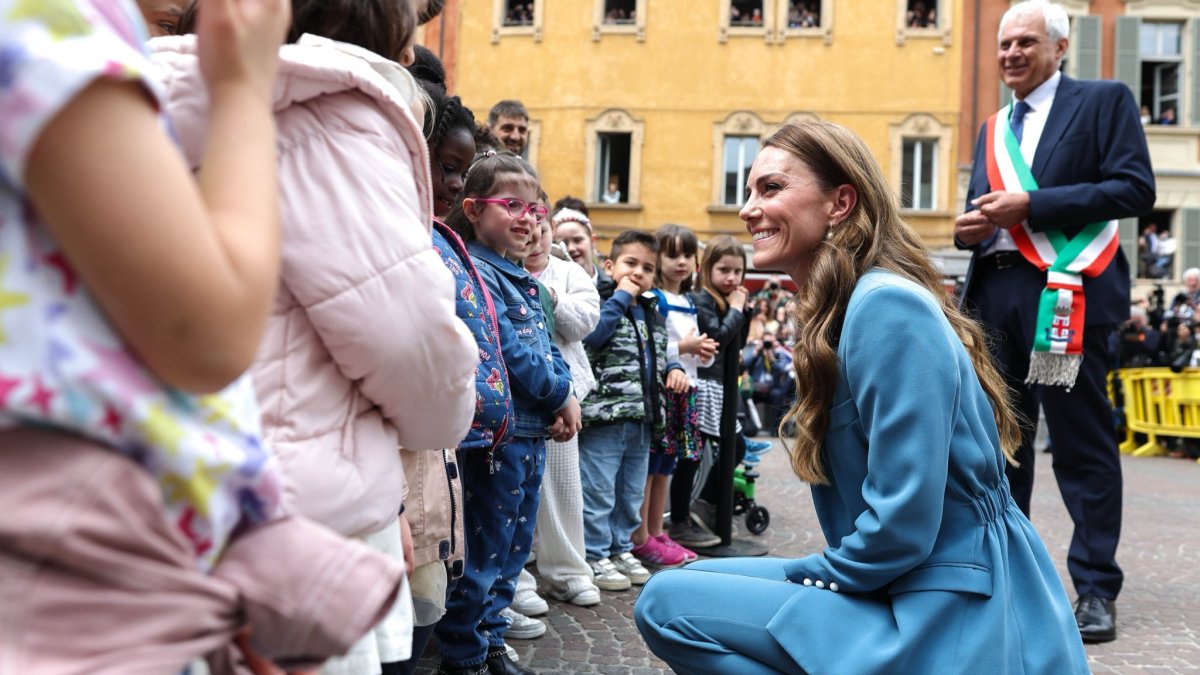 Princezna Kate je na dvoudenní návštěvě Itálie. 